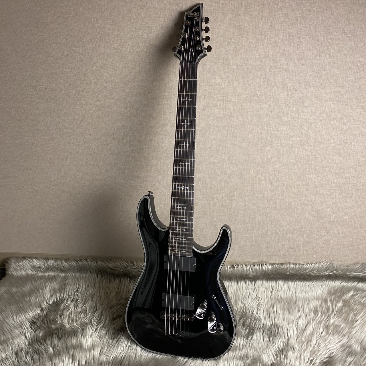 SCHECTER AD-C-7-HR(HellRaiser C7)-Gross Black【現物画像】【最大36