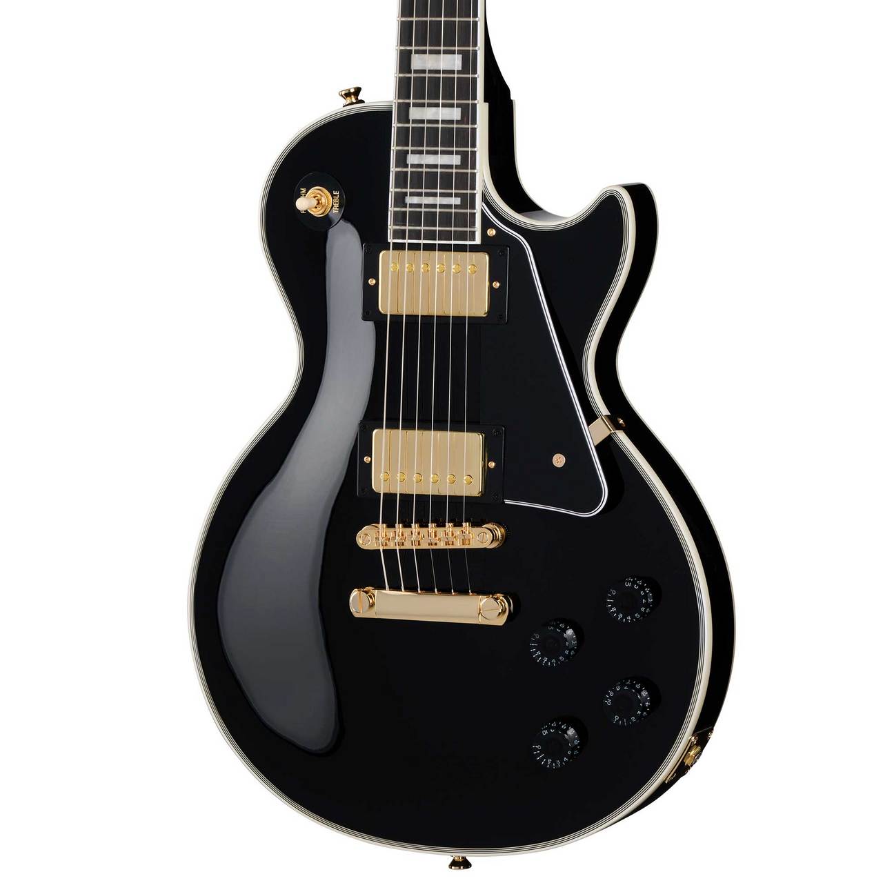 Epiphone Les Paul Custom エレキギター本体　レスポール 楽天市場】Epiphone エピフォン Les Paul Custom EB レスポール
