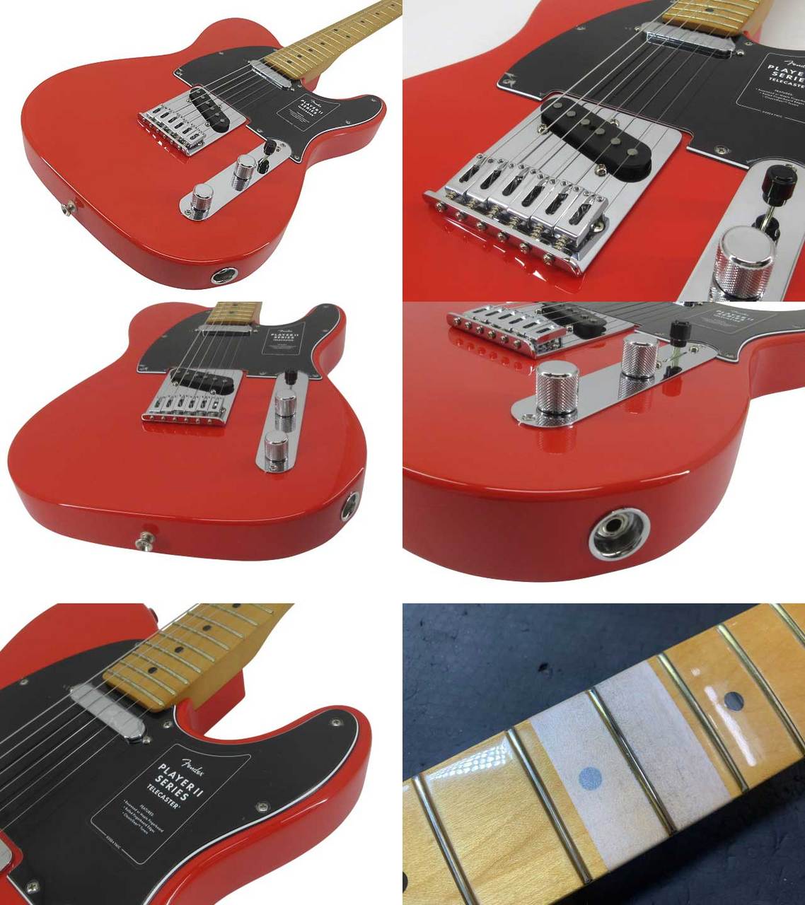 Fender Mexico Player II Telecaster / Maple Fingerboard Coral Red