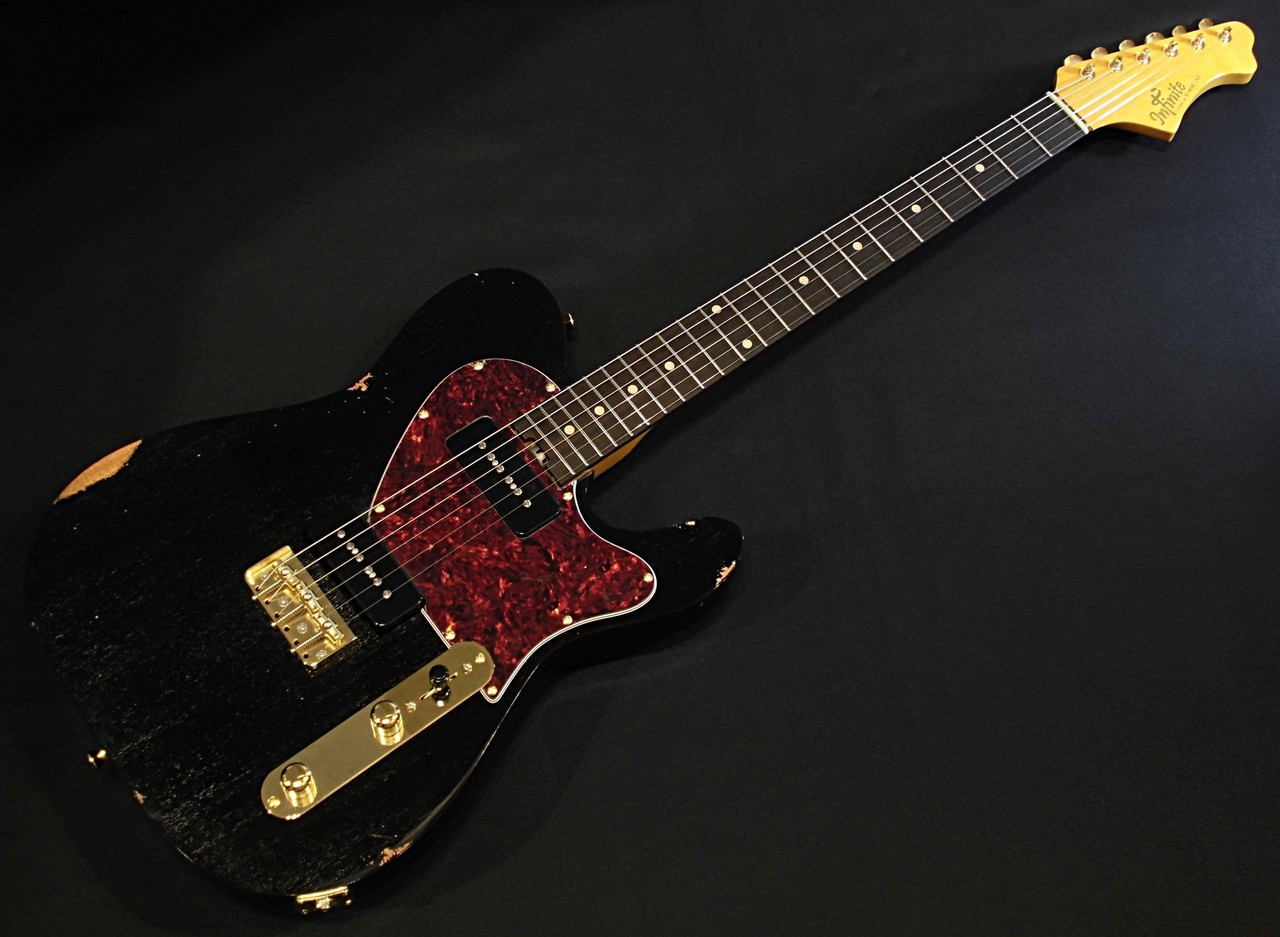 infinite Trad Fullsize T with Binding P-90 / Solid Black