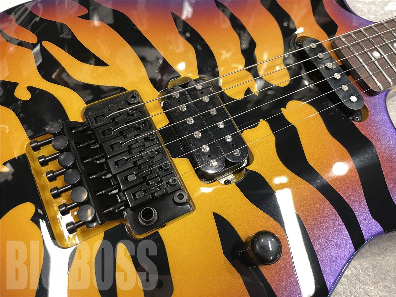 EDWARDS E-PURPLE TIGER【Purple Sunburst Tiger Graphic】（新品/送料無料）【楽器検索デジマート】