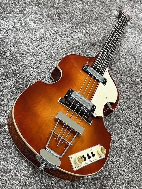 貴重 美品 ヴィンテージ 左用 Hofner 500/1 LH バイオリンベース Hofner HI-500/1-SB Ignition Violin Bass Limited Edition Sunburst