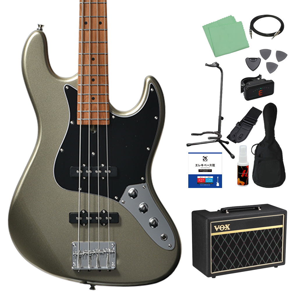 Bacchus WJB-1DX RSM/M ベース初心者12点セット VOXアンプ付 MDG