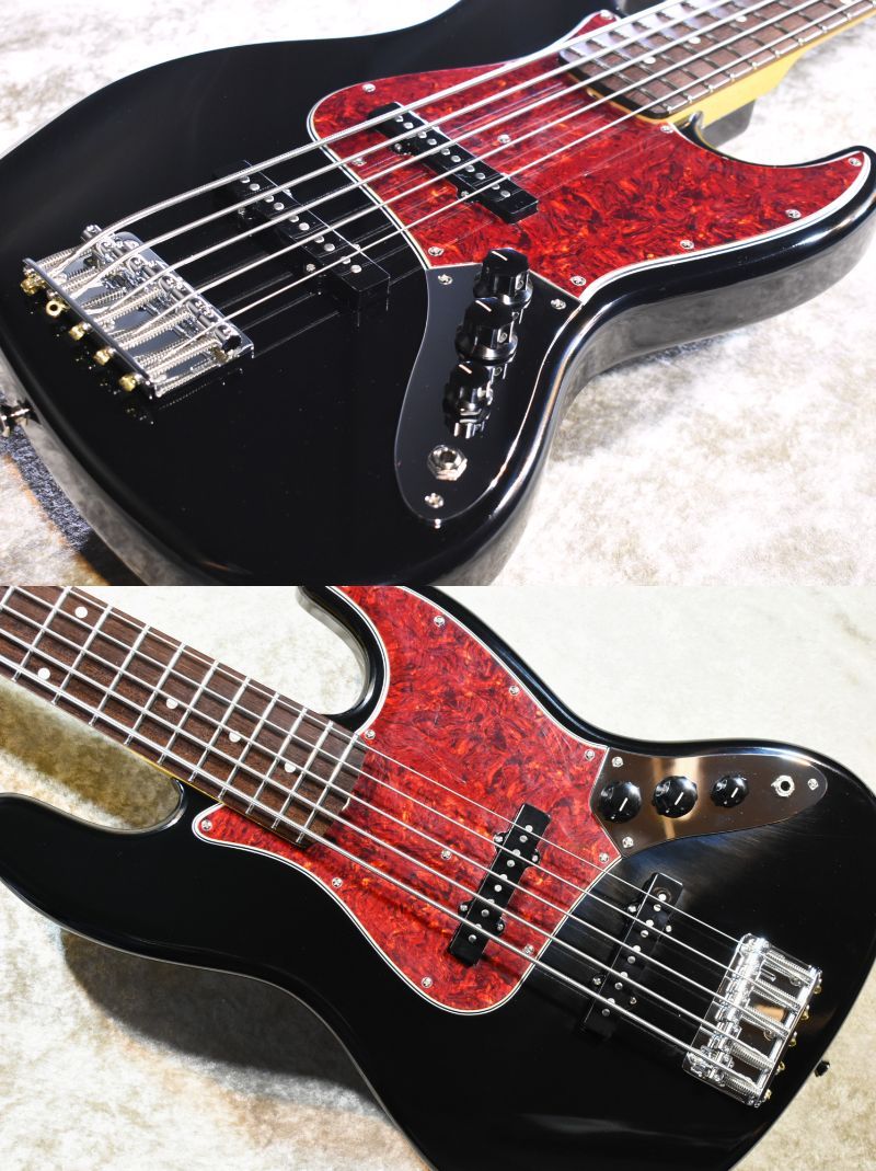 Vanzandt JBV-R2 V-BK- 5弦 #10295 Black【4.47kg】【日本製 】【極薄