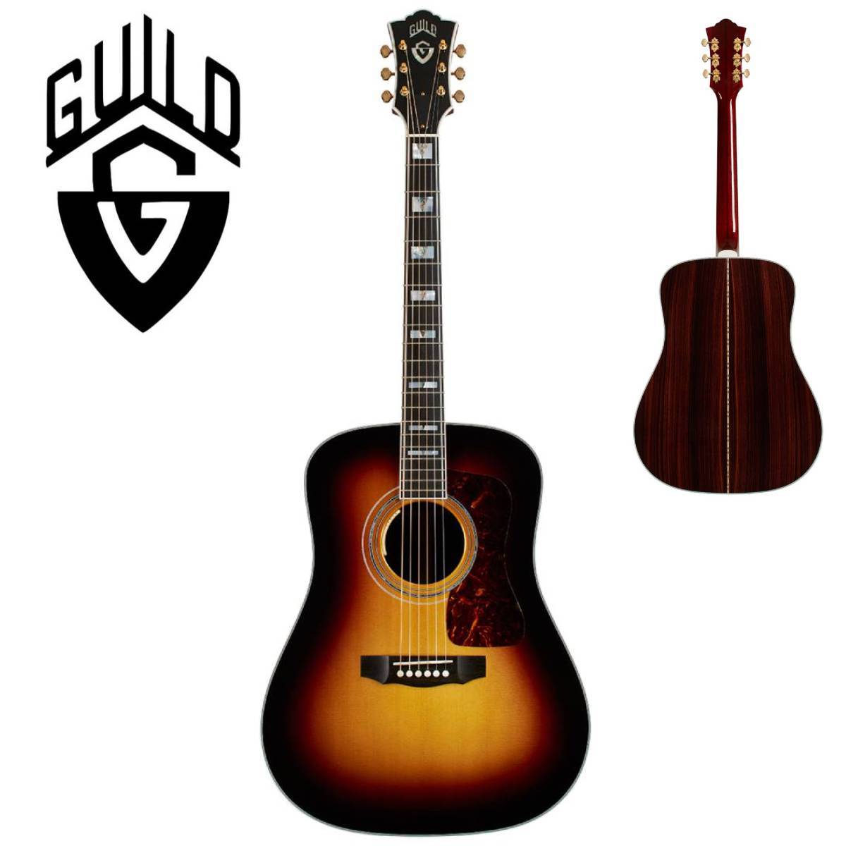 GUILD D-55E -ANTIQUE BURST-【ローン金利0%!!】【オンライン