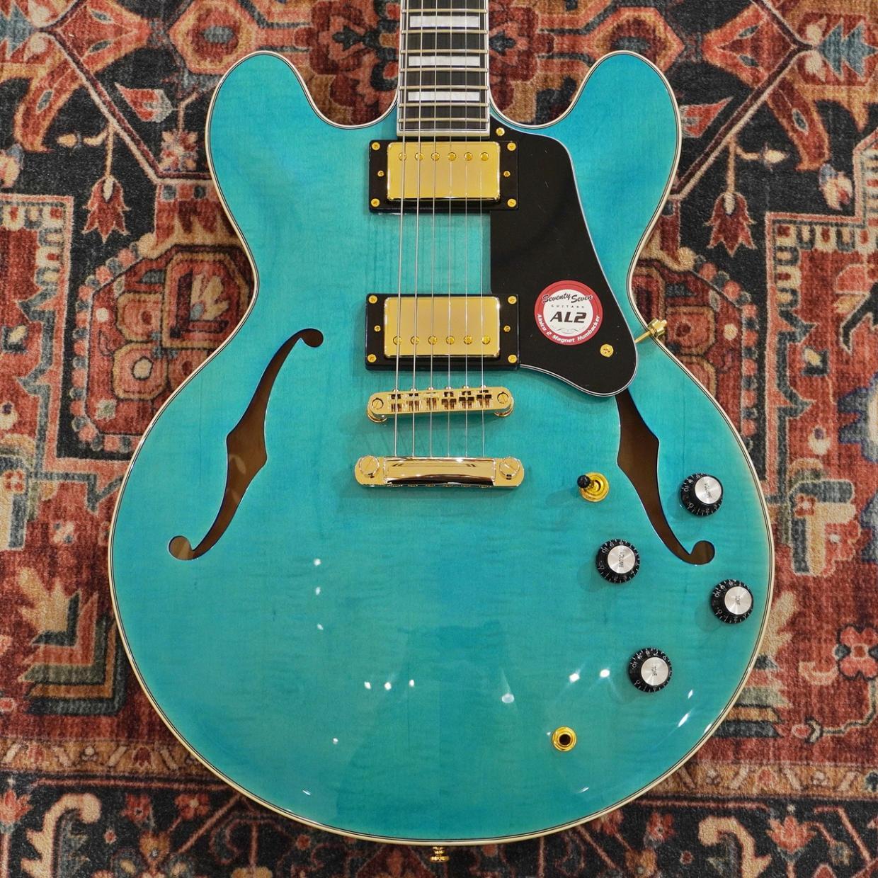 Seventy Seven Guitars EXRUBATO-CTM-JT AMB (Aquamarine Blue