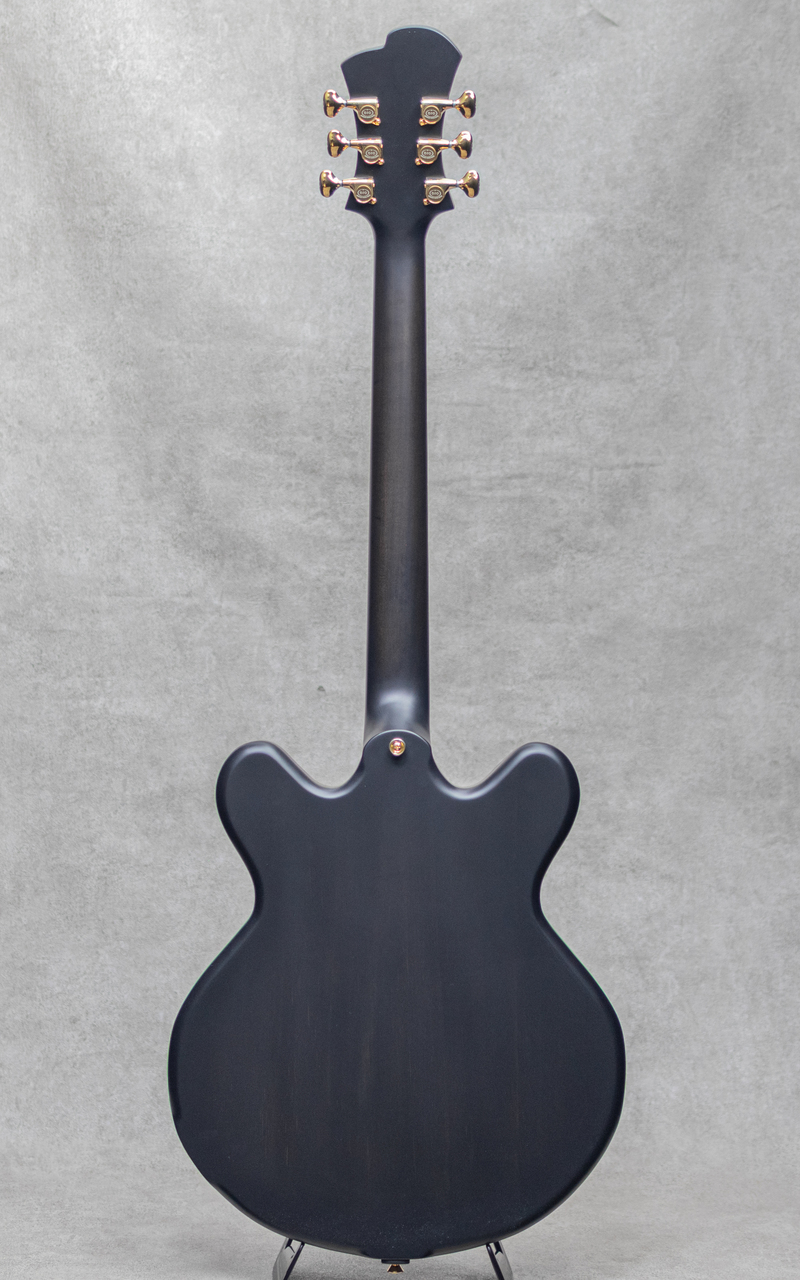 Victor Baker Guitars Model 35 Chambered Semi-hollow Black Smoke