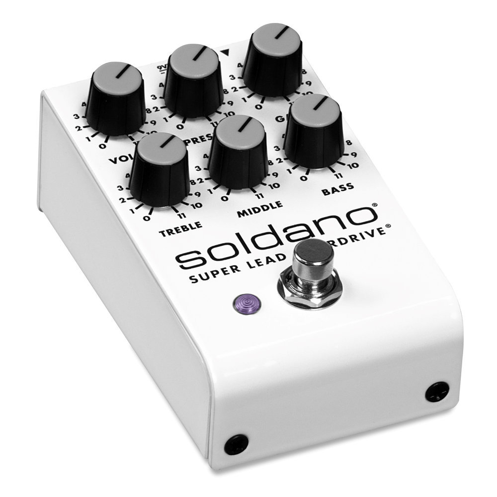 Soldano SLO Pedal Super Lead オーバードライブ 白-