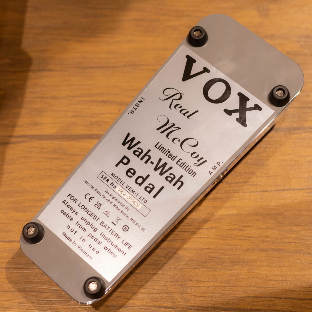 VOX ワウペダル クローム仕上げ VOX ワウペダル クローム仕上げ