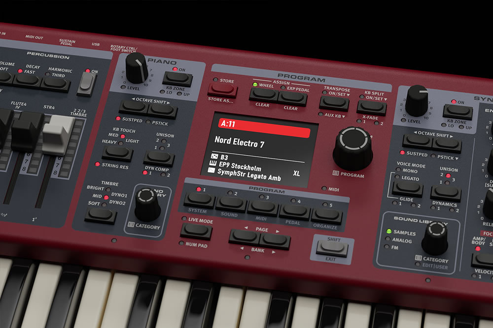CLAVIA Nord Elector 7 HP 【2026年11月中旬発売予定・ご予約受け付け