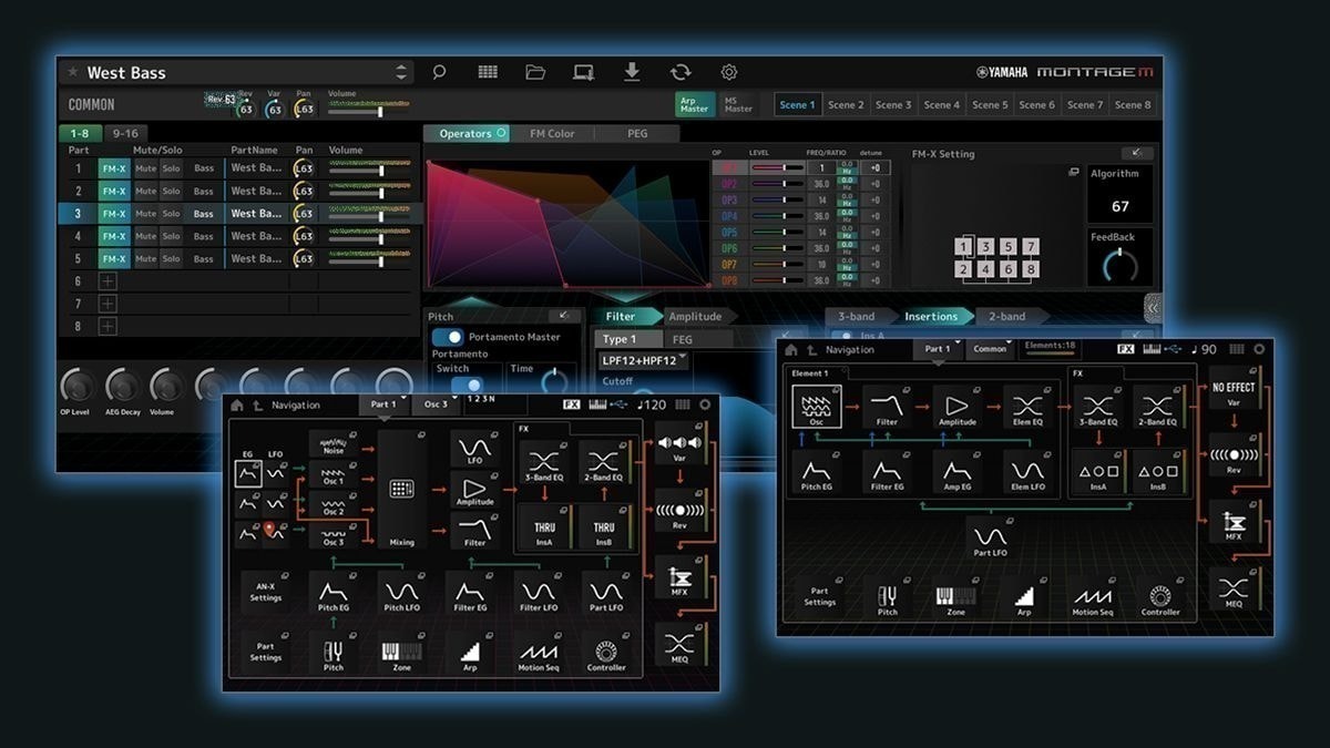 YAMAHA MONTAGE M8x(88鍵GEX鍵盤)◇新品超特価!【ローン分割手数料0