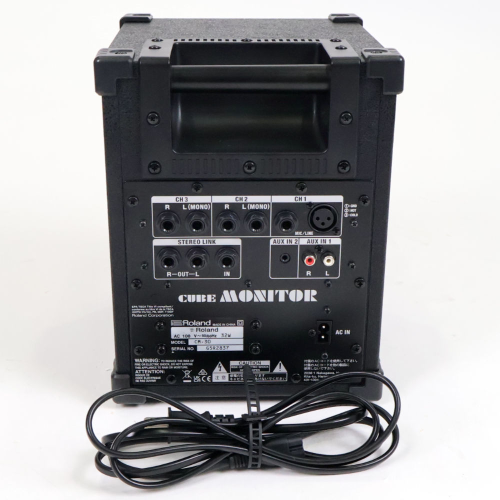 美品 Roland CUBE MONITOR CM-30 中古現状品 Roland 【展示品特価】Roland CM-30 モニタースピーカー