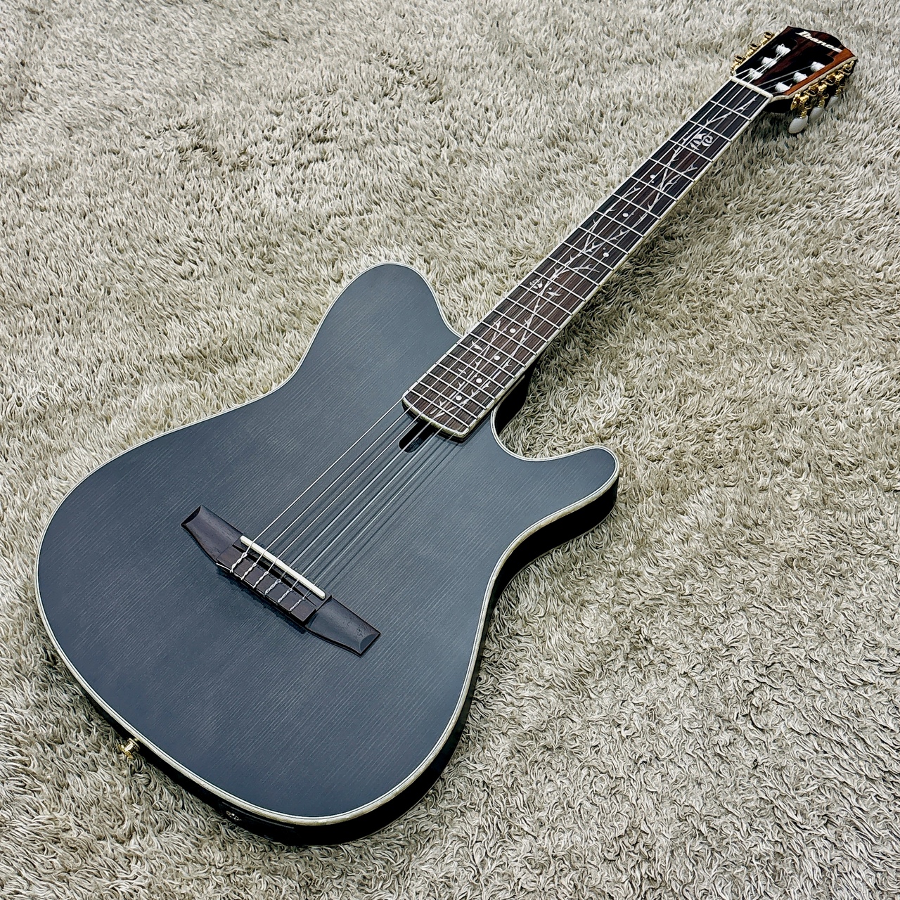 Ibanez TOD10N エレガット ナイロン エレキギター Ibanez TOD10N TKF (Transparent Black Flat) Tim Henson