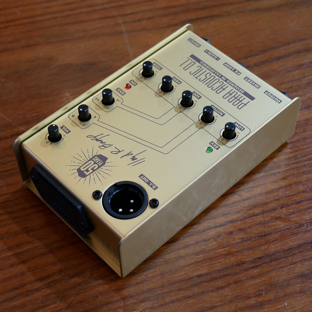 L.R.Baggs 50th Anniversary Gold Para D.I. / Acoustic Guitar Preamp