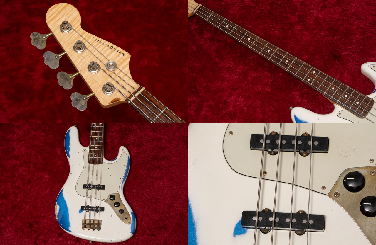 Nash Guitars JB63 Olympic White over Lake Placid Blue 2022 4.155kg