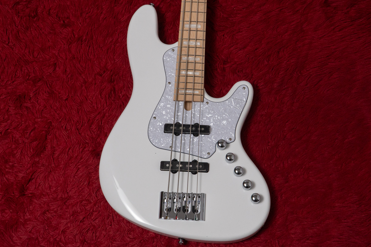 CORT C4H エレキベース Cort C4H White Pearl Bass Guitar – Mahogany Music