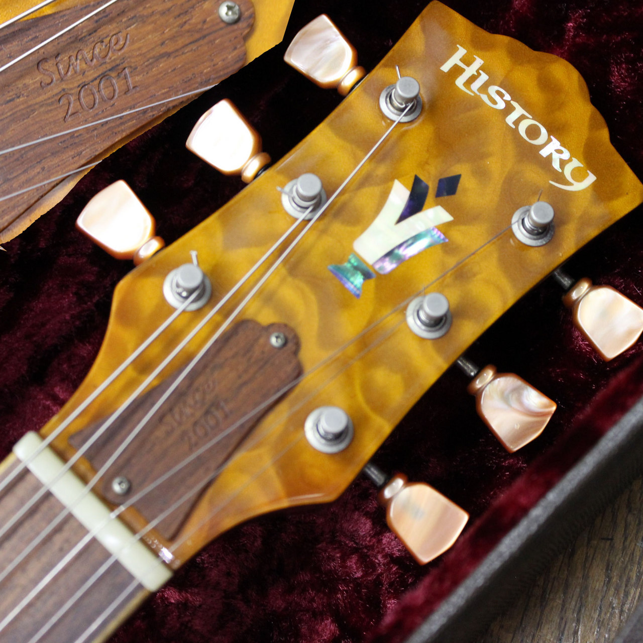 HISTORY SH-L2 Antique Burst ハカランダ指板 ヒストリー レスポール
