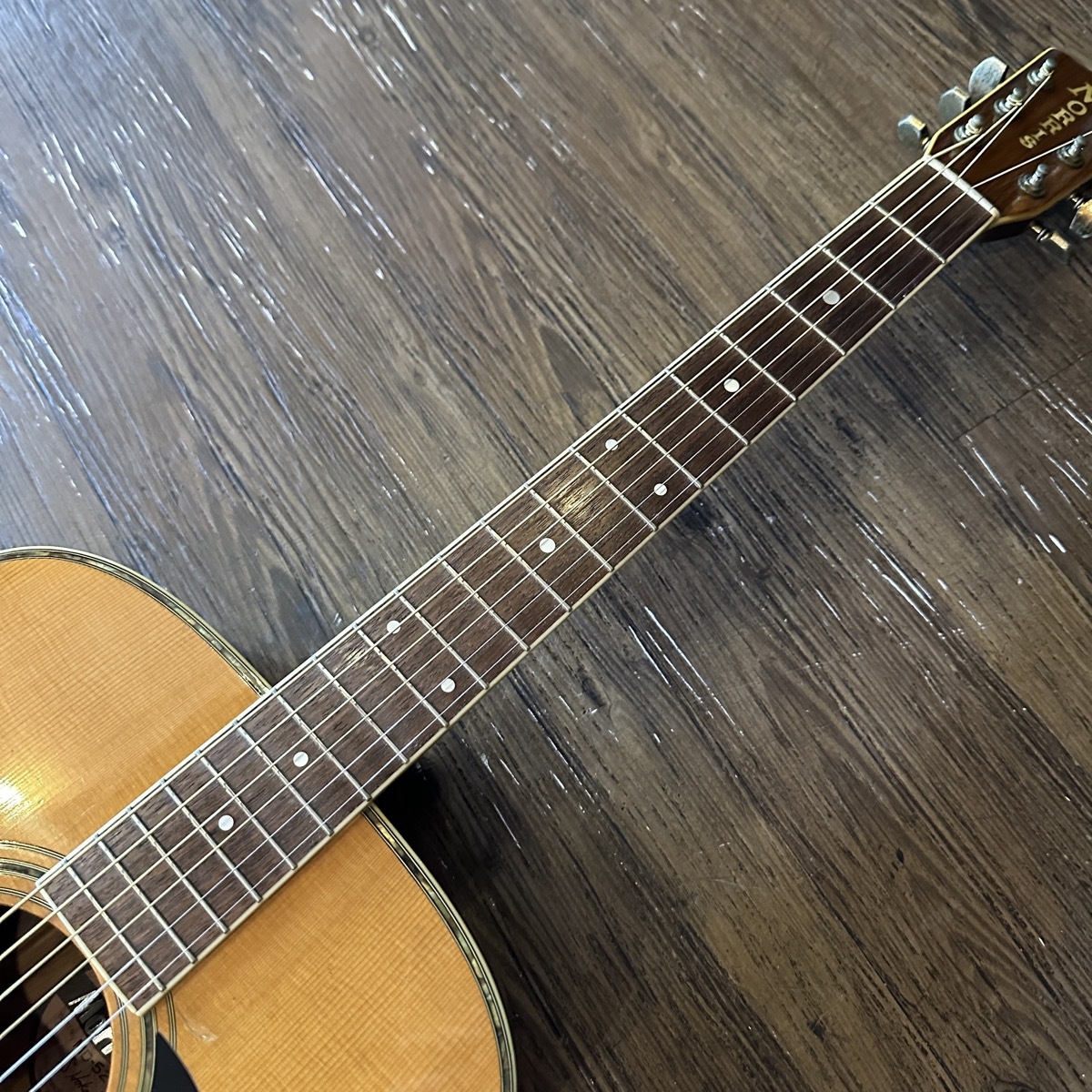 メンテ済Morris MD-520 ビンテージ PU付きアコースティックギター メンテ済Morris MD-520 ビンテージ PU付きアコースティック