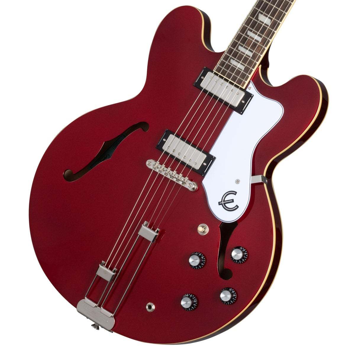 【美品・24年12月購入】Epiphone Riviera★エピフォン◆リビエラ Epiphone Riviera Sparkling Burgundy エピフォン [2NDアウトレット