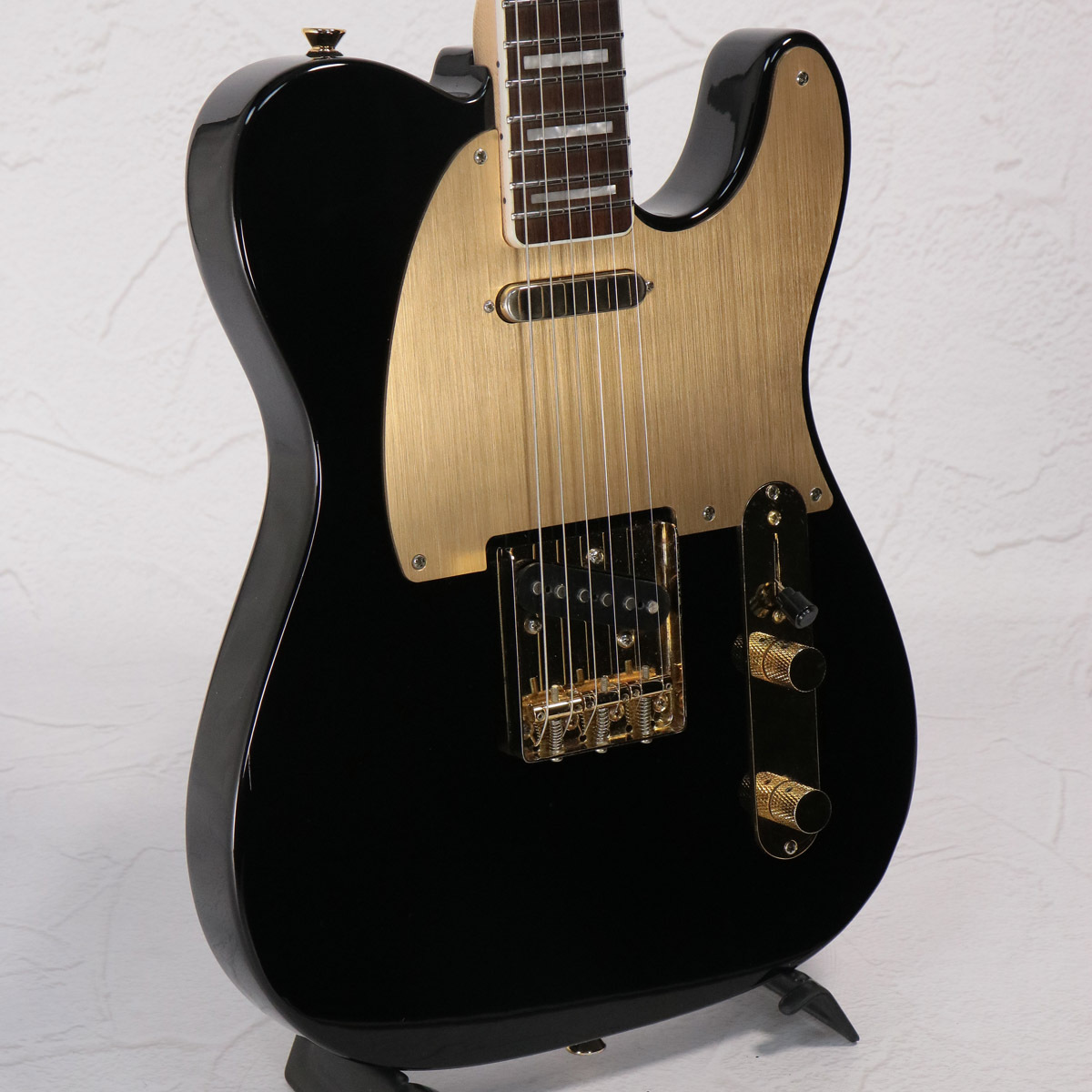 Squier by Fender 40th Anniversary Telecaster Gold Edition Black