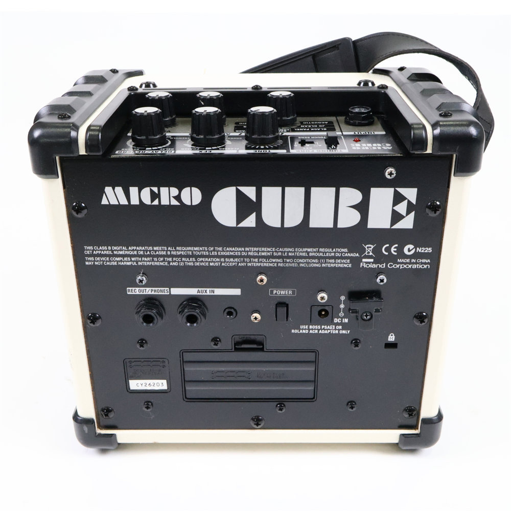 Roland 【中古】 ギターアンプ Roland ローランド MICRO CUBE WHITE コンボアンプ(中古/送料無料)【楽器検索デジマート】