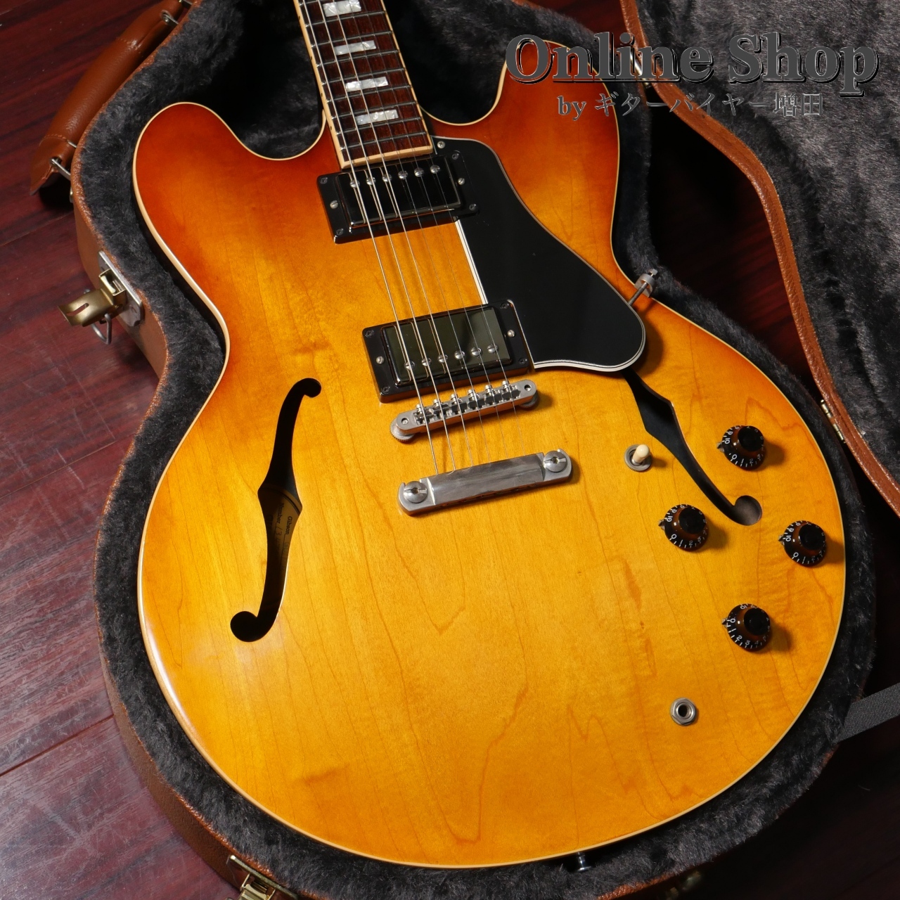 Gibson Memphis 2017 ES-335 Block Plain Top Faded Light Burst（中古