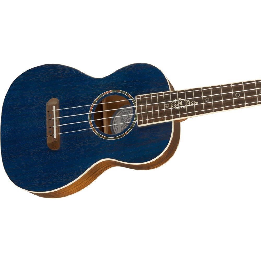Fender フェンダー Dhani Harrison Uke SPHR BLUE WN テナー エレクトリックウクレレ （新品/送料無料）【楽器検索デジマート】