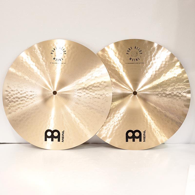 バミューダ△SP5枚セット Meinl PA15SWH [Pure Alloy Soundwave Hihats 15]【在庫処分特価品