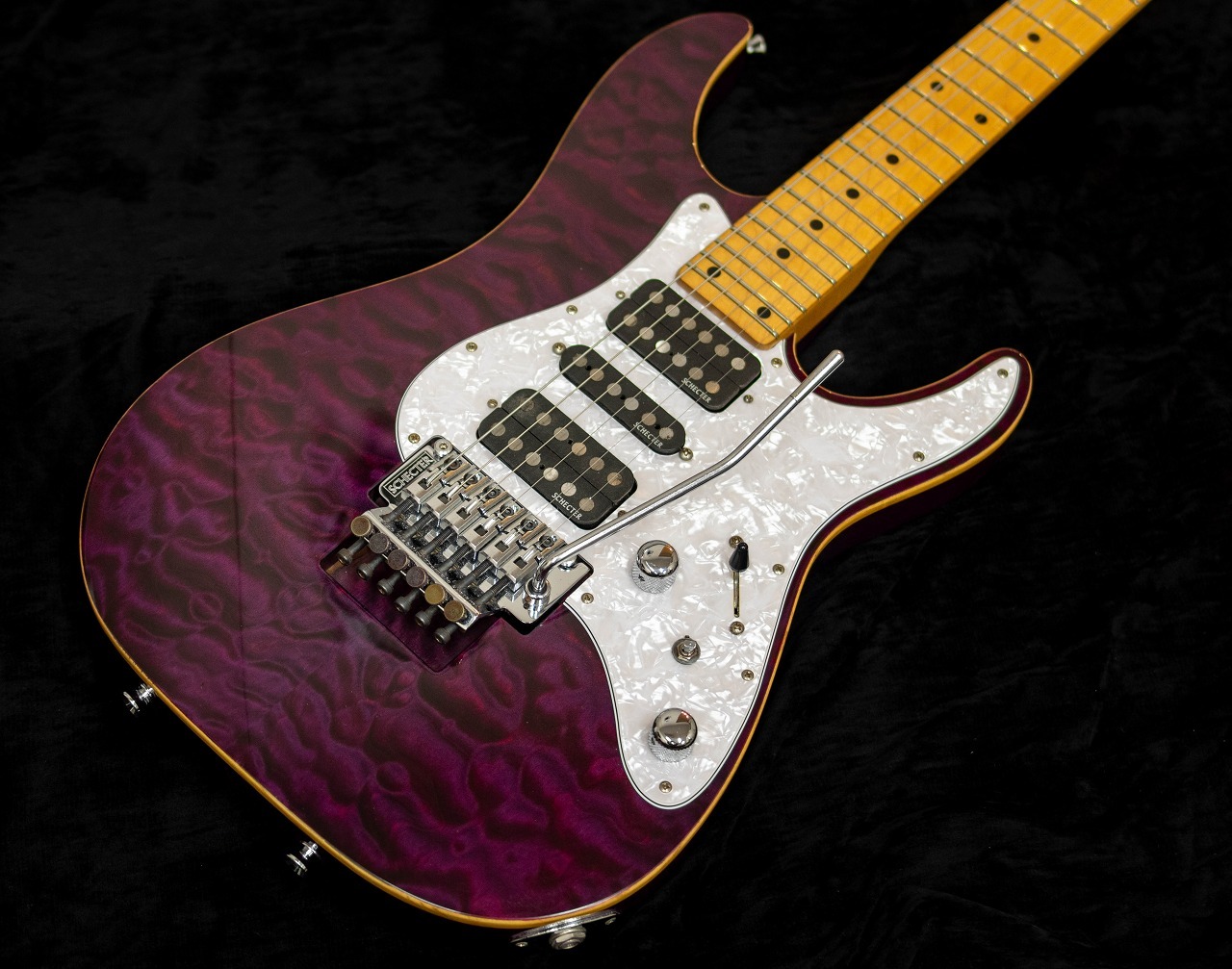 SCHECTER SD-2-24-AS PUR(See-thru Purple)（中古/送料無料）【楽器