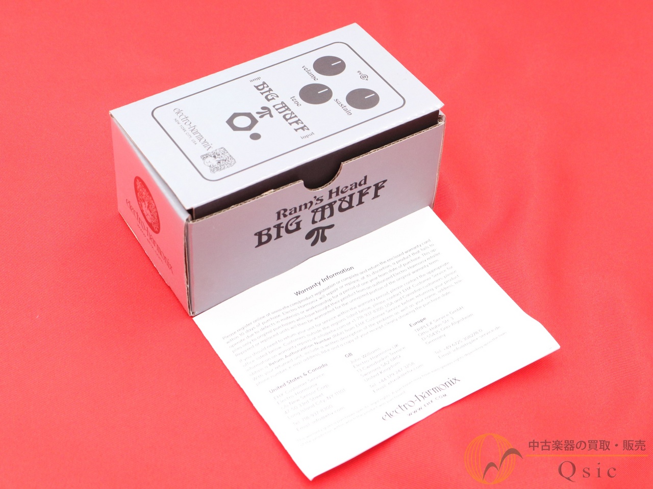 Electro-Harmonix RAM'S HEAD BIG MUFF 復刻版 2026年製 [UM484]【神戸