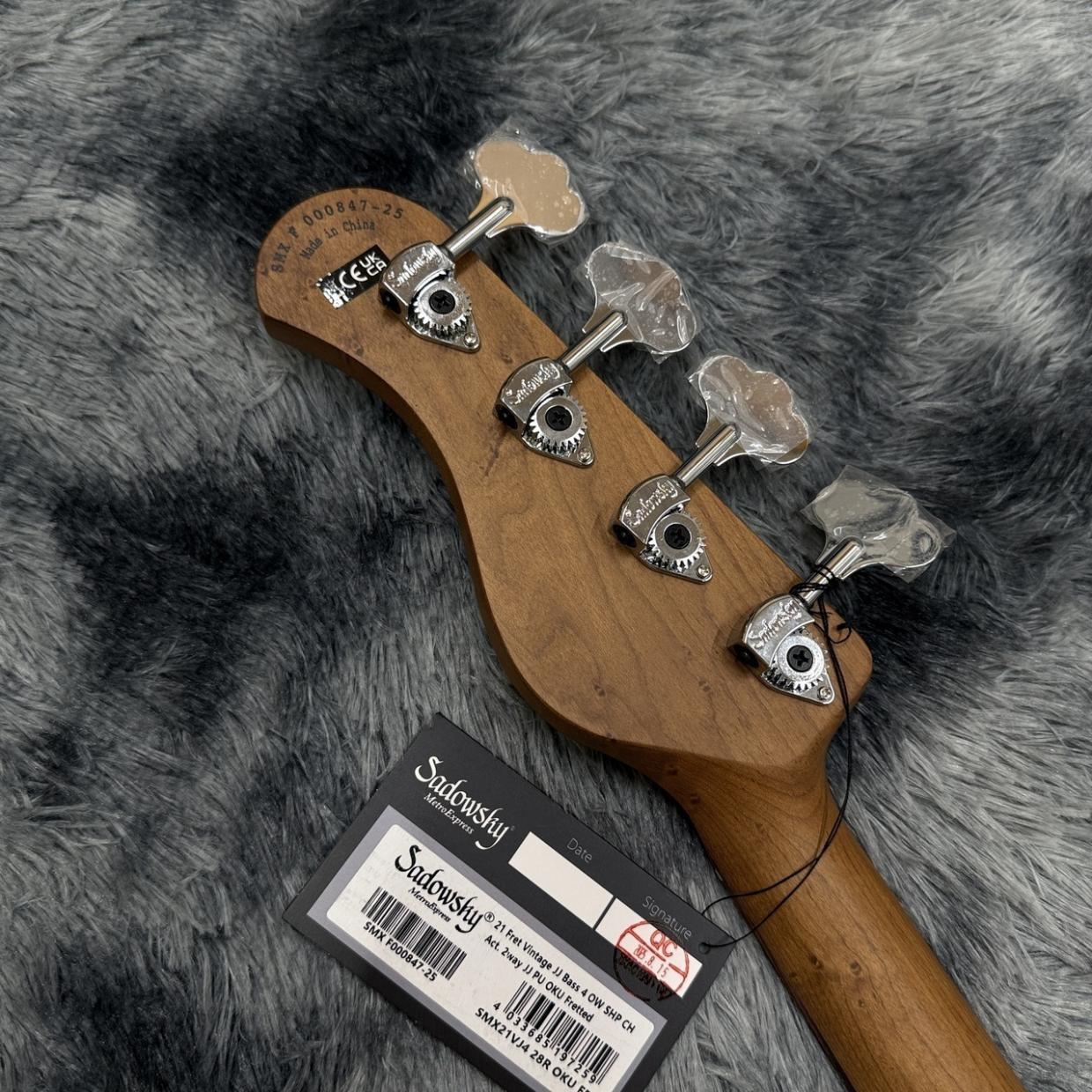 Sadowsky MetroExpress PJ4 美品 動作品 Sadowsky MetroExpress 21-Fret Vintage J/J Bass 4-String Morado