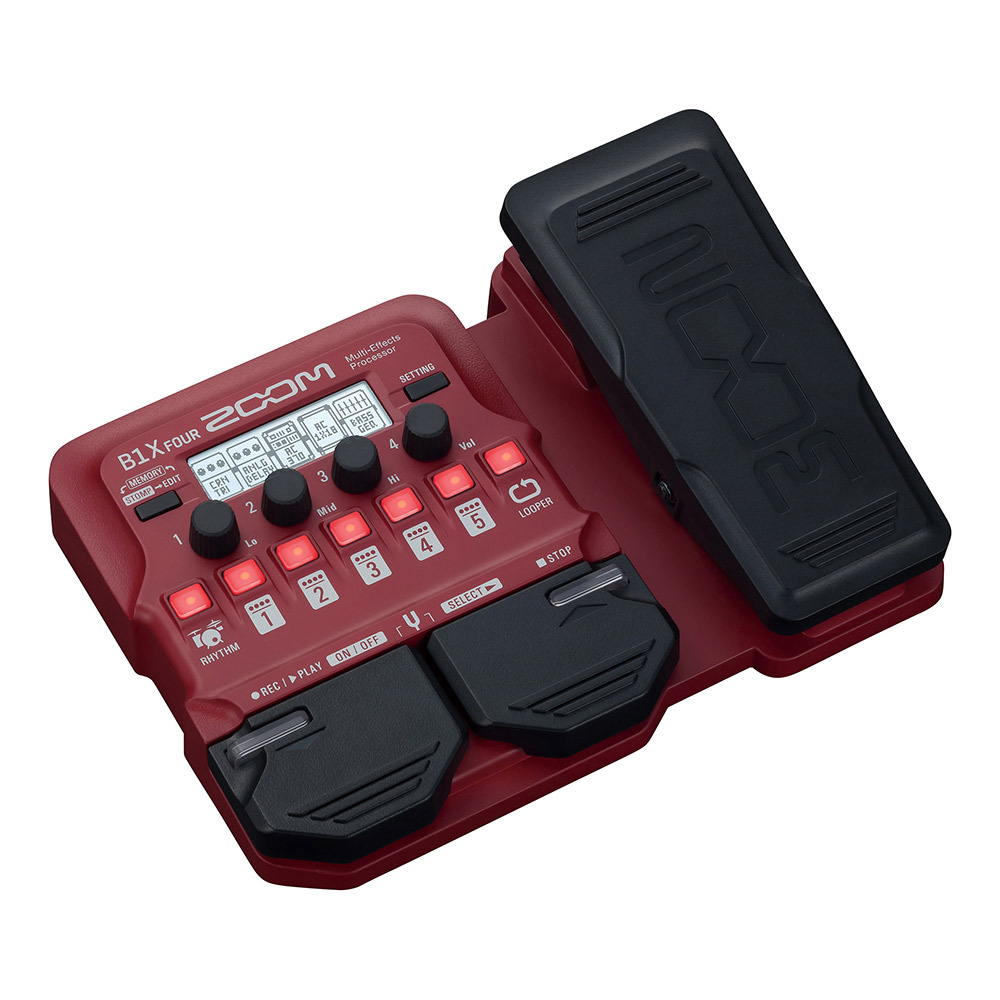 ZOOM B1X FOUR + 持ち運びバッグ セット ベース用マルチ