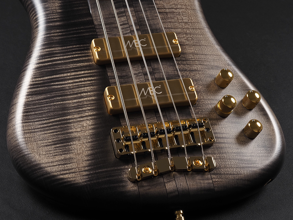 Warwick Custom Shop エレキベース ブラック Warwick Custom Shop Streamer Stage I 5st (Nirvana Black