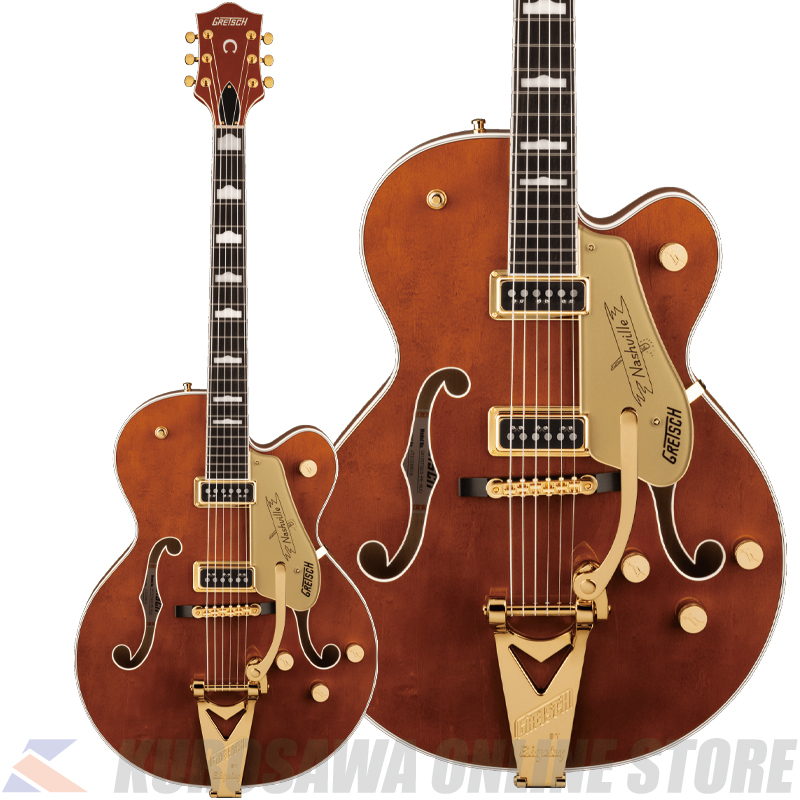 Gretsch G6120TG-DS Players Edition Nashville Hollow Body DS Bigsby Roundup Orange(ご予約受付中)