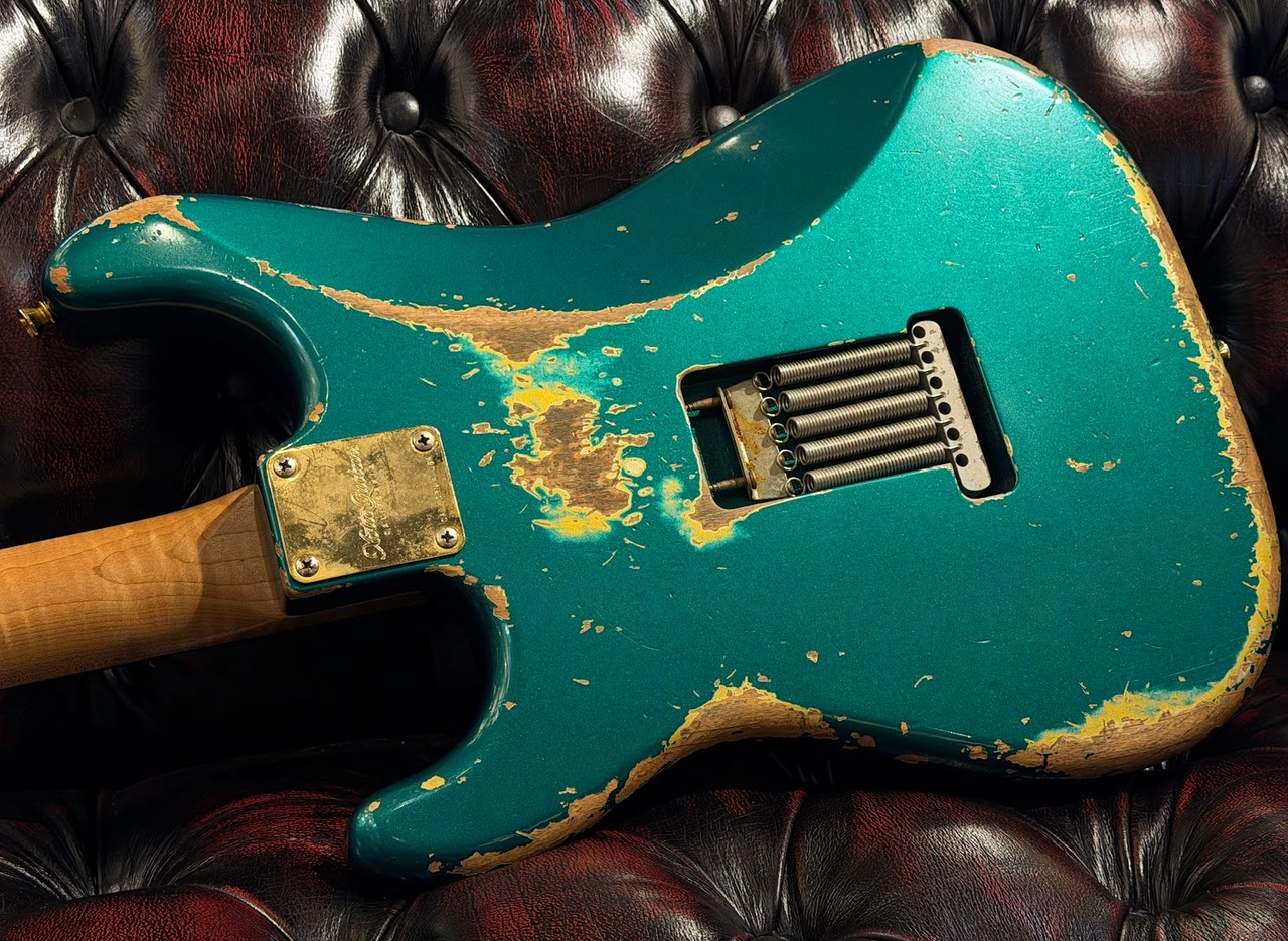 Xotic XSC-2 5A Grade Flame Maple Neck Heavy Aged Gold Parts