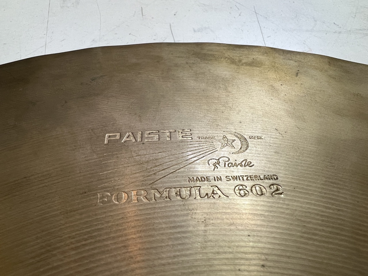 定形外発送送料無料商品 paiste602fomula ビンテージサウンドエッジ14