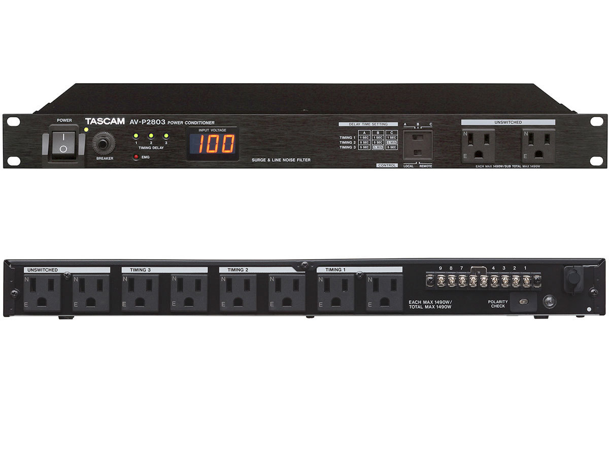 その他 TASCAM AV-P2803 AV-P2803 | パワーディストリビューター/コンディショナー | TASCAM (日本)