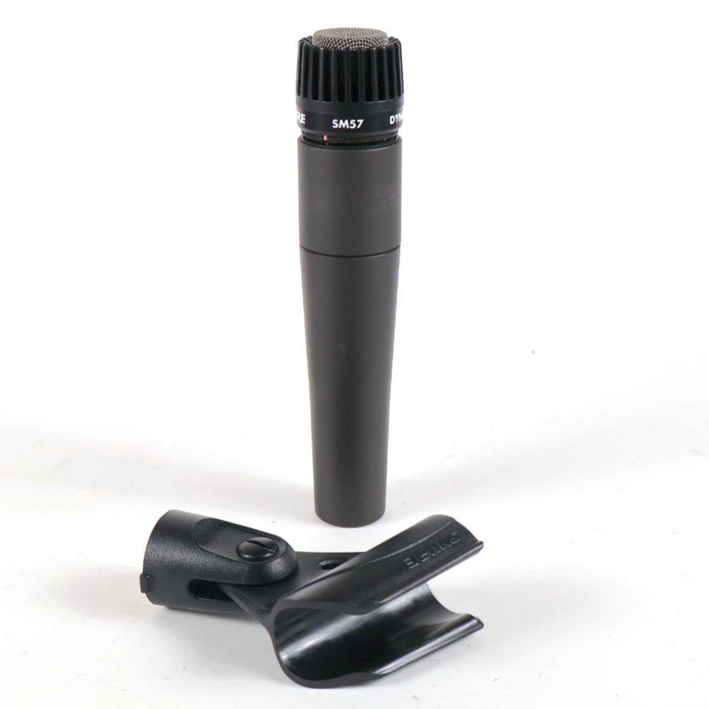 SHURE SM57 ダイナミックマイク 2本セット (中古) Shure 【中古】 マイク ダイナミックマイク 楽器用 SHURE SM57