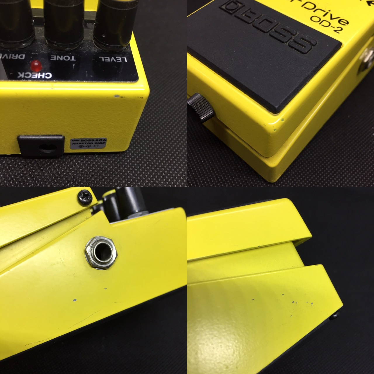 BOSS OD-2 TURBO Over Drive 1988年 ACA電源 MADE IN TAIWAN