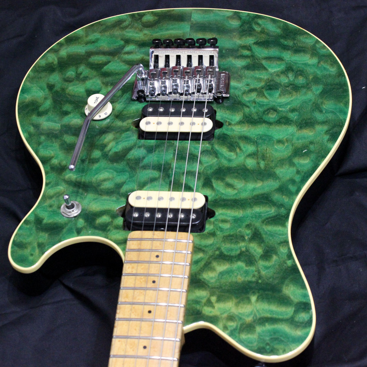 MUSIC MAN AXIS EX Translucent Green ミュージックマン アクシス EX