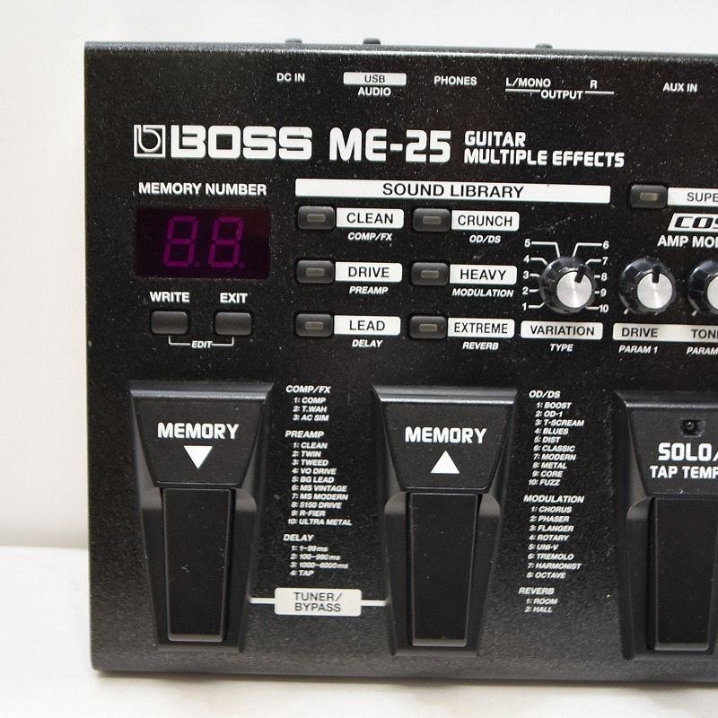 BOSS ME-25 Guitar Multiple Effects 【SN Q6E8861】 【心斎橋店
