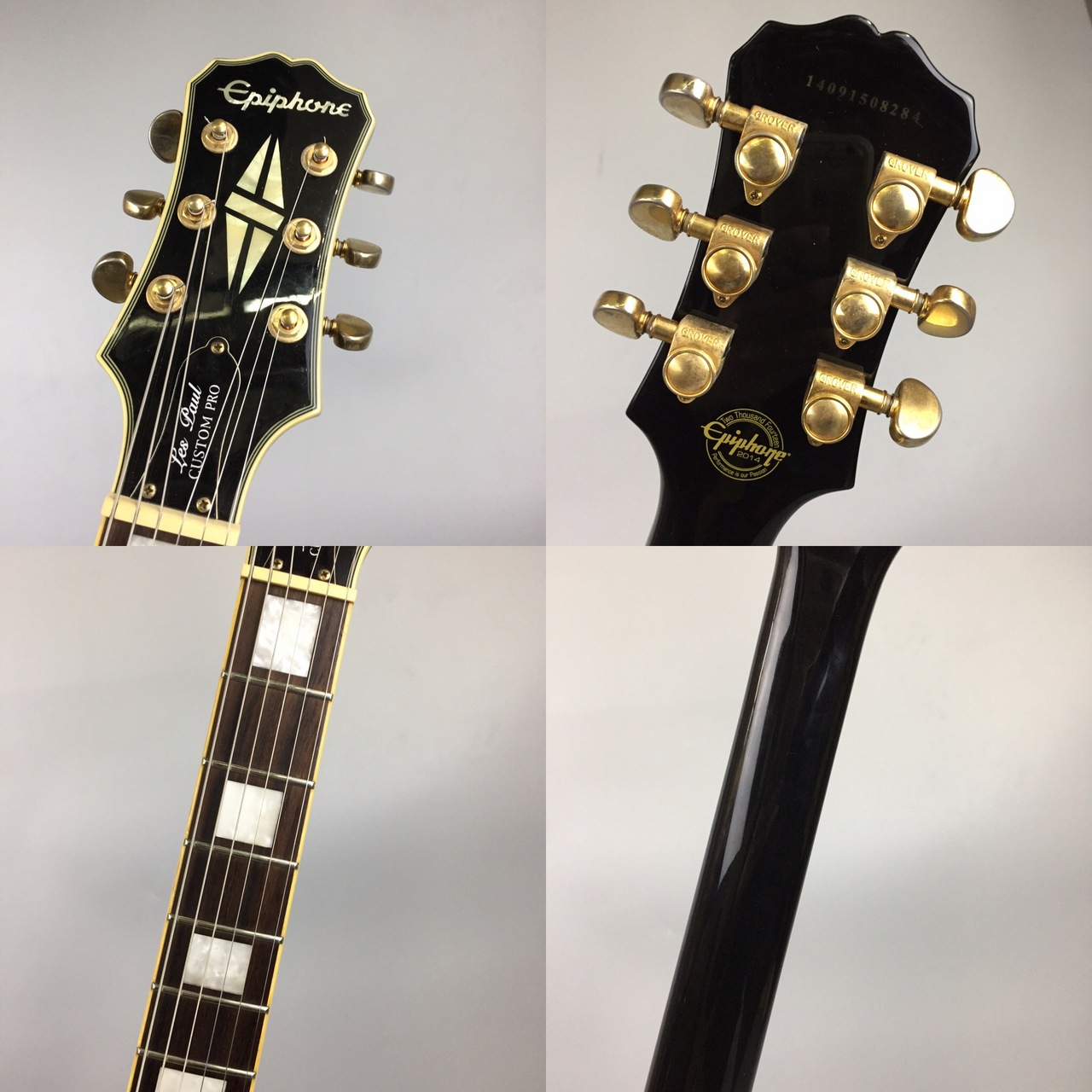 Epiphone Les Paul Custom PRO Ebony 2014 （中古/送料無料）【楽器