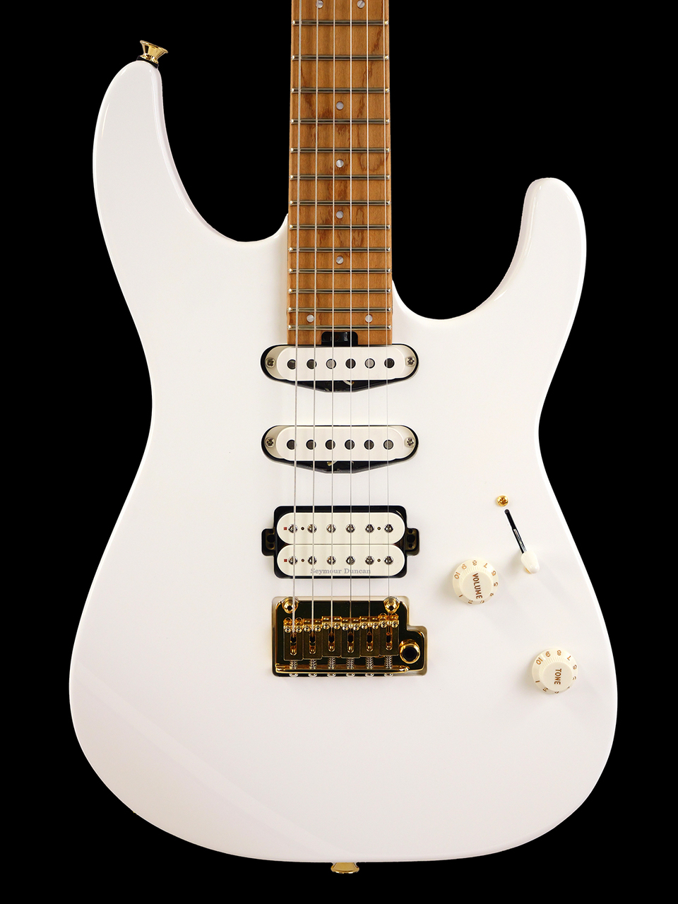 Charvel Pro-Mod DK24 HSS 2PT CM (Snow White)