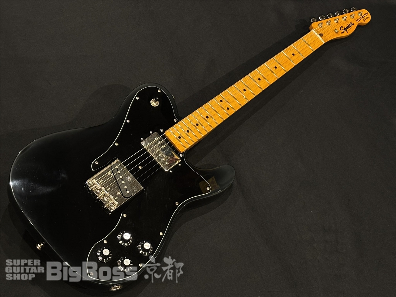 Squier Telecaster custom メイプルネック 黒 Squier by Fender