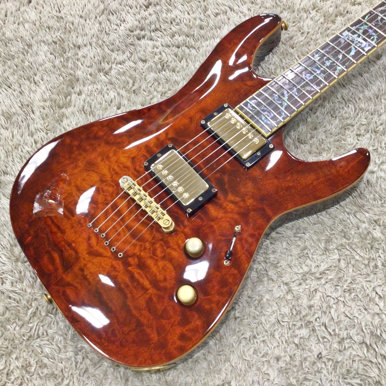 定番人気，高品質 Schecter AD-C-1-CL シェクター ダンカンPU スルーネック