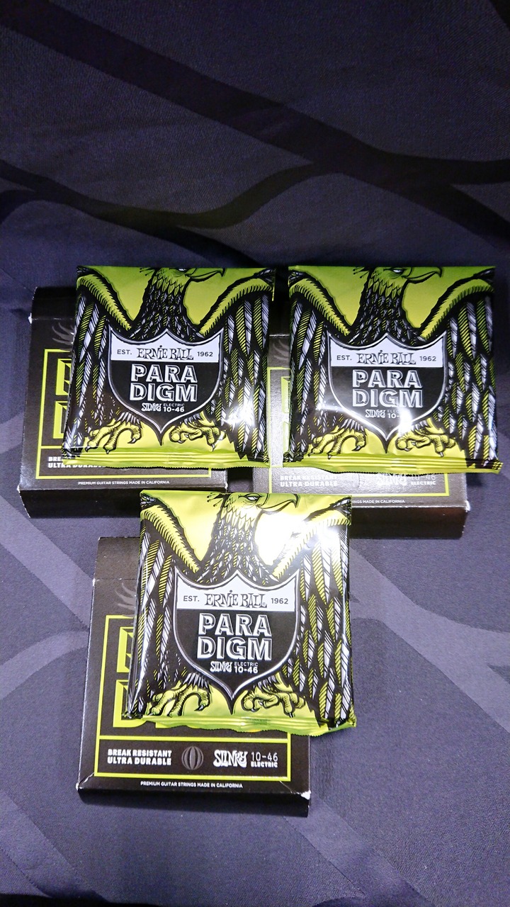 ERNIE BALL PARADIGM ELECTRIC GUITAR STRINGS 1046 GAUGE【3SETS】（新品特価/送料