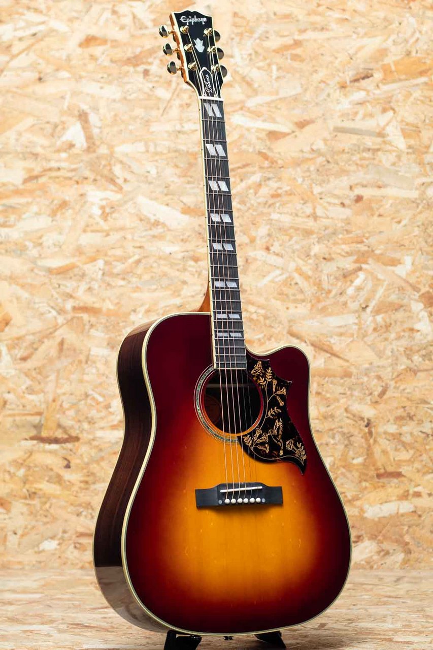 希少カラー！Epiphone hummingbird Artist ダンカンPU 希少カラー