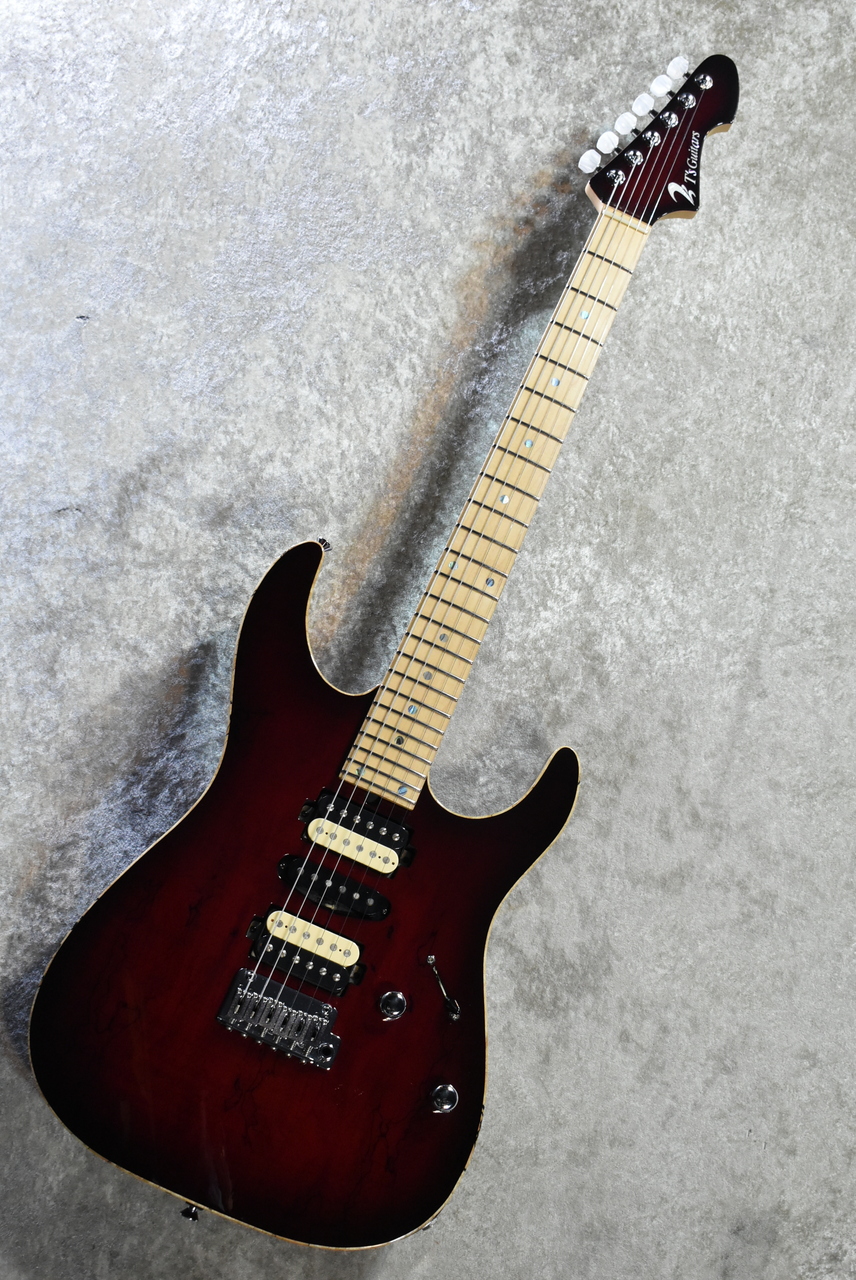 T's Guitars DST-24 Custom Trans Red Burst【軽量3.34kg