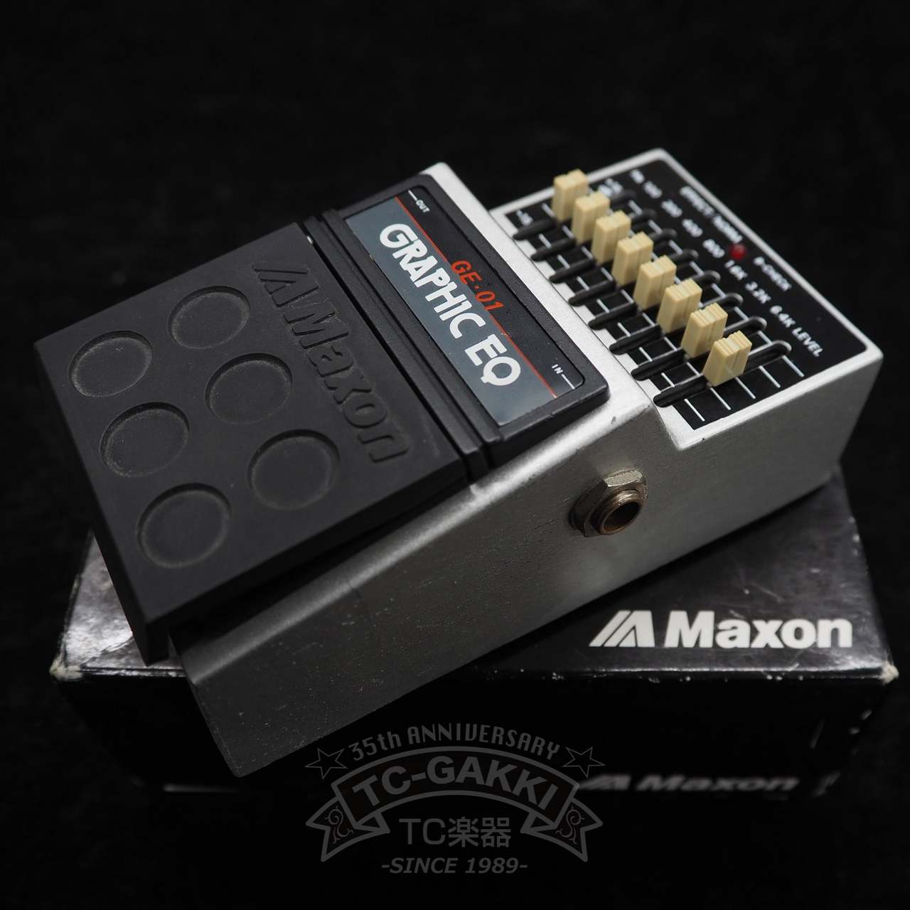 MAXON/GRAPHIC EQ/GE-01（日本製） Maxon GE-01 GRAPHIC EQ（ビンテージ）【楽器検索デジマート】