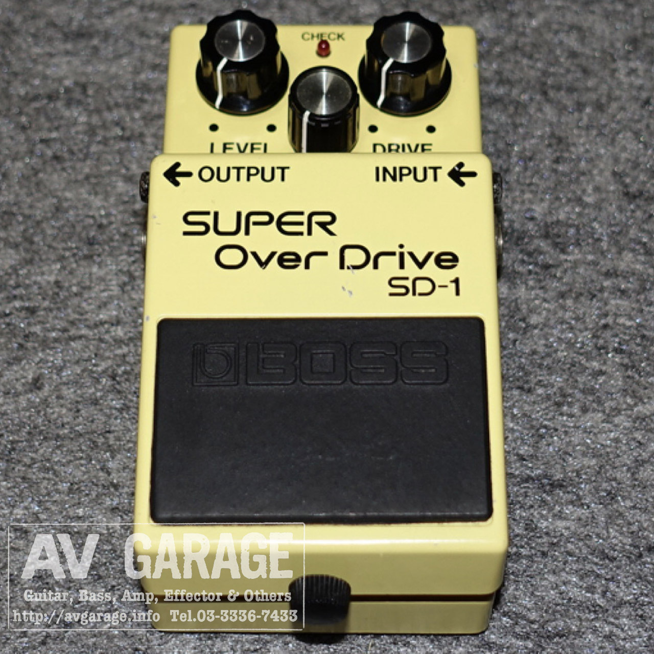 BOSS SD-1 SUPER Over Drive 1980年代 日本製「NEC C4558C仕様」（中古